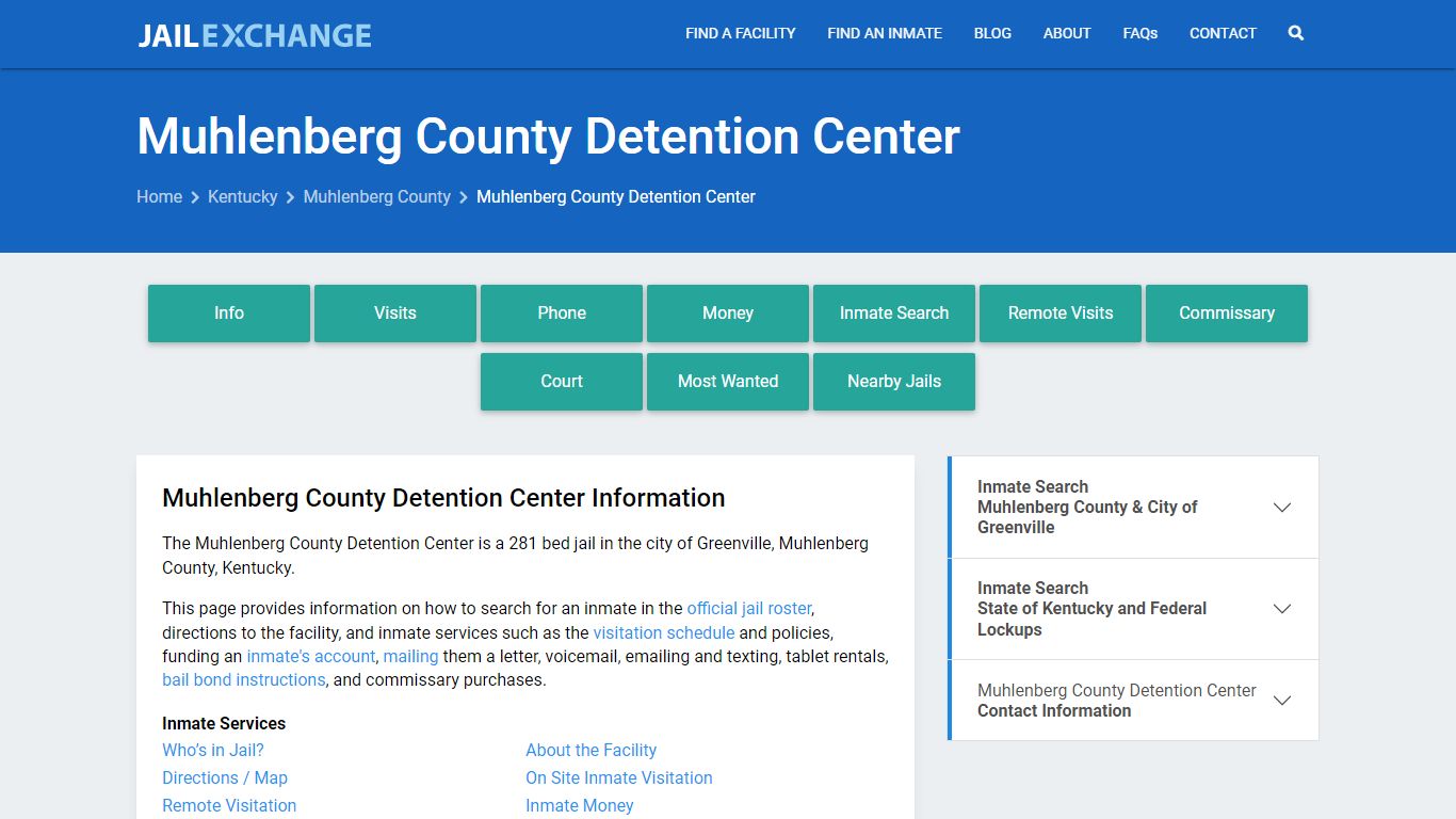 Muhlenberg County Detention Center - Jail Exchange